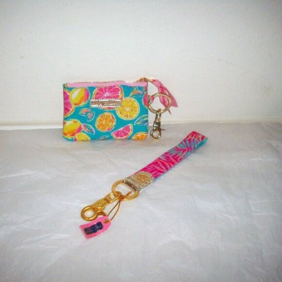 Simple Southern Keyfob Wristlet/Key Chain ID Pink - Picture 1 of 6